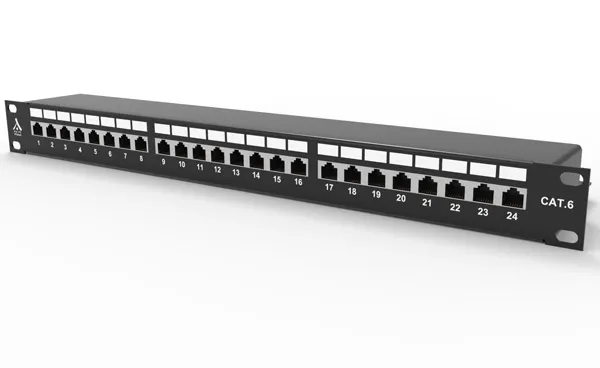 Panneau de brassage CAT6 FTP Socamont®, 24 ports