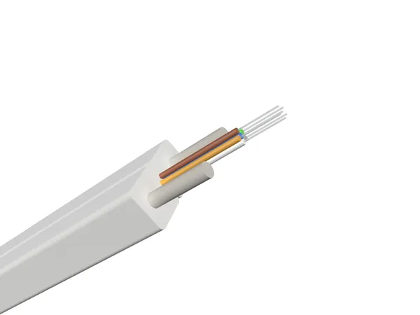 Câble optique Drop cable monomode, Nombre fibre : 6, Type de fibre : G657A1