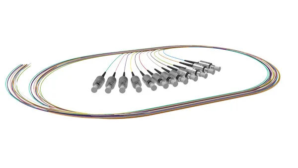 Pigtails multimode OM4 50/125, Connectique : FC, Longueur : 1m, Quantité du pack sous blister : 12