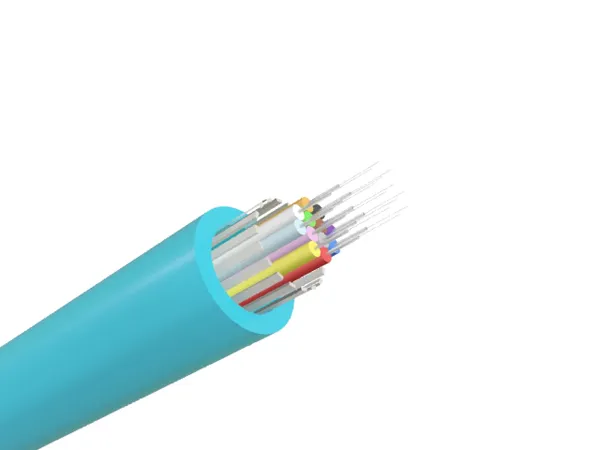 Câble optique Mini Break Out LSOH, 12 fibres, OM3 50/125