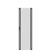 Porte simple verre avec serrure poignée avant-arrière 36U largeur 600 Ligne 500